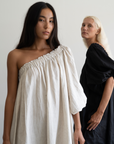 ODETTE - NATURAL Linen Gown