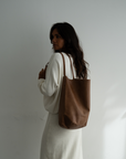 BUCKET - Matte Caramel Tote