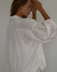NINA - WHITE Silk Blouse