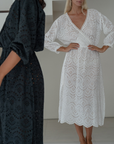 FLORENCE - WHITE Broderie Dress
