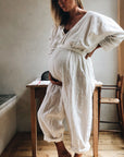 AD - WHITE Linen Jumpsuit
