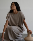 IONE - FAWN Knit Sack Dress