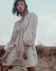 SOLLIE - Organic Pinstripe Romper