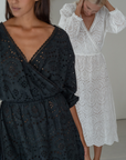 FLORENCE - BLACK Broderie Dress