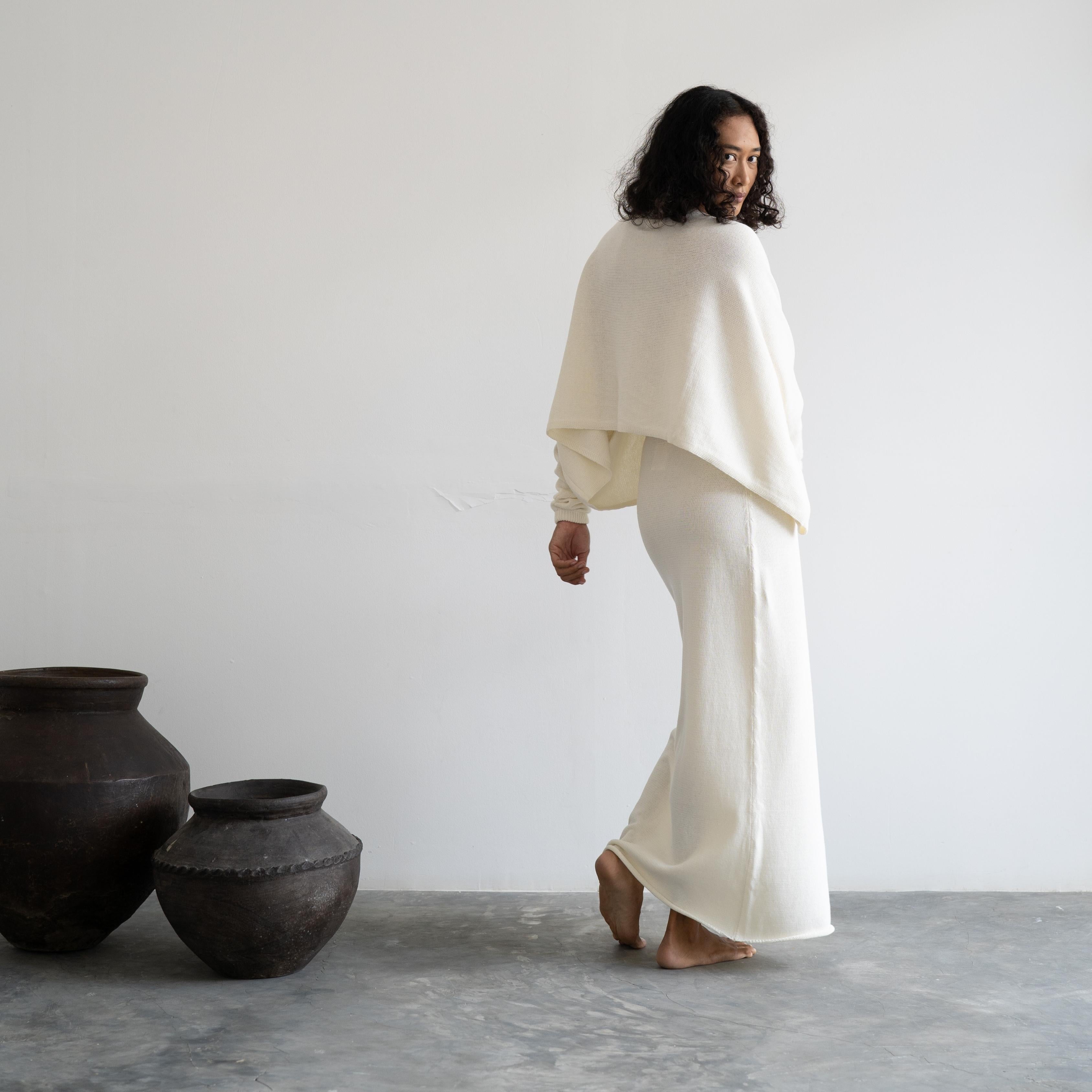 TILDA - CREAM Knit Skirt