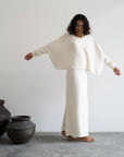 NIAS - CREAM Crop Sweater