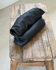 ROLL CLUTCH - BLACK Genuine Leather