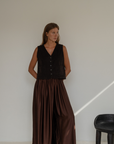 ANOUK - CHOCOLATE Corduroy Vest