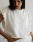 NORA- Cream Knit Vest