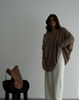NIAMH - FAWN Oversized Knit Sweater