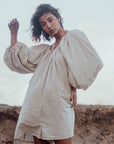 SOLLIE - Organic Pinstripe Romper