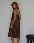 CAMILLE - BURGUNDY Mulberry Silk Slip