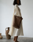 BUCKET - Matte Caramel Tote