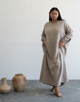 VADA - FAWN Volume Knit Dress