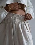ATILLA - NATURAL Linen Cascade Pant