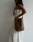 BUCKET - Matte Caramel Tote