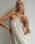 ODETTE - NATURAL Linen Gown