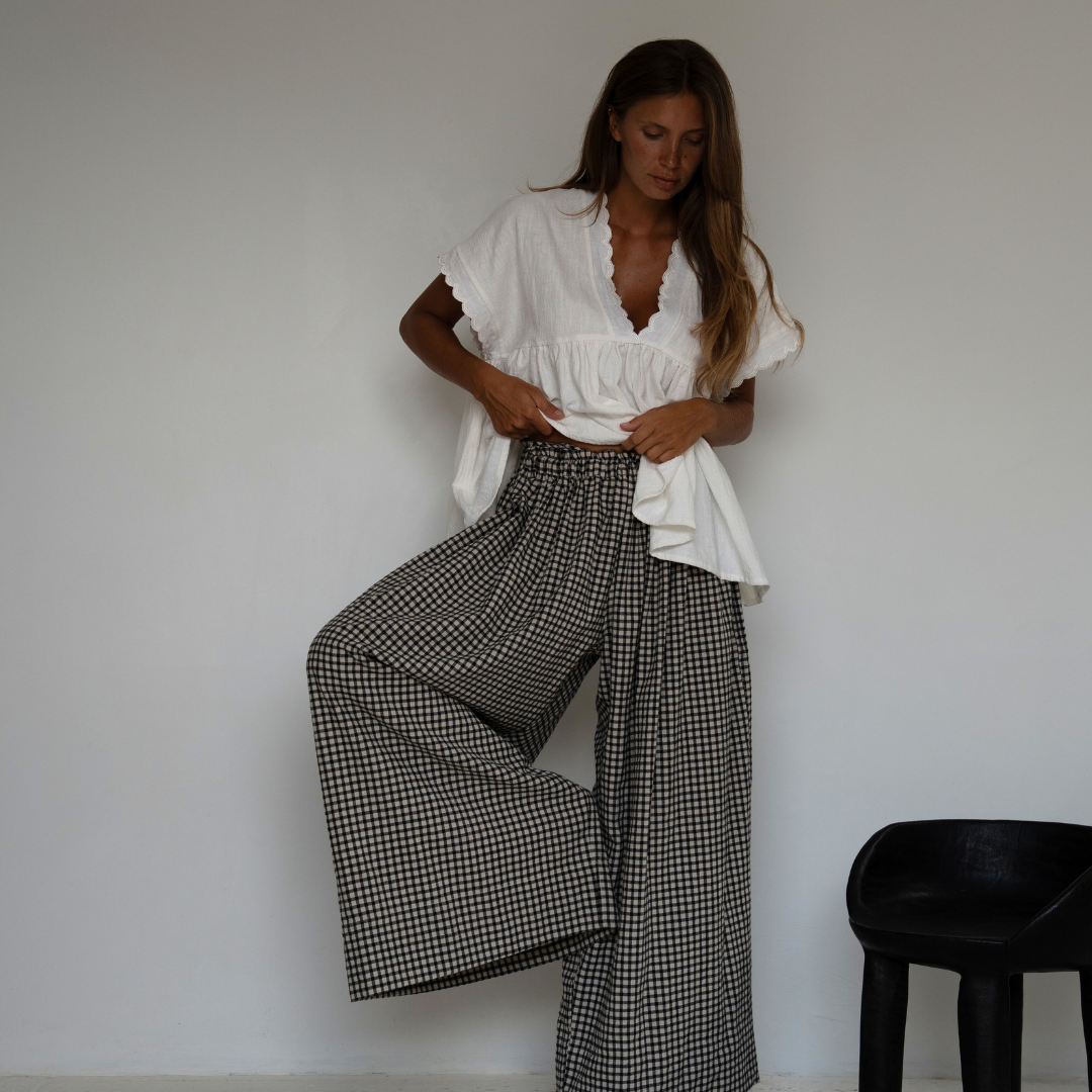 Avy and co | YOLLIE - Gingham Pant – avyandco