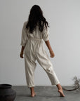 AD - Organic Pinstripe Jumpsuit