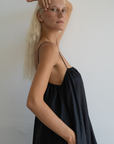 PIA - BLACK Linen Dress