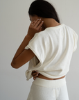NORA- Cream Knit Vest