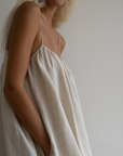 PIA - NATURAL Linen Dress