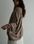 NIAMH - FAWN Oversized Knit Sweater