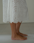 FLORENCE - WHITE Broderie Dress