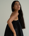 ODETTE - Black Linen Gown