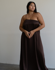 ZULU - Burgundy Mulberry Silk Gown