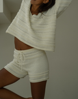 LEON - CREAM Knit Short
