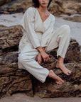 AD - Organic Pinstripe Jumpsuit