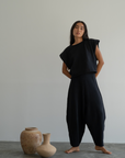 NORA - Black Knit Vest