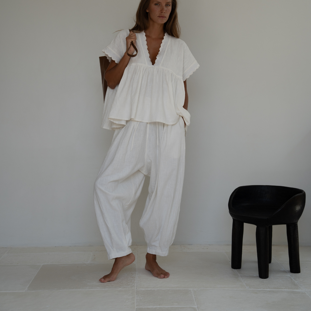 Avy and co | MARLO - PLEAT Ramie Pant – avyandco