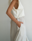RAE - NATURAL Linen Skirt