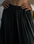 CLIVE - BLACK SILK Voluminous Pant