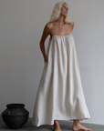PIA - NATURAL Linen Dress