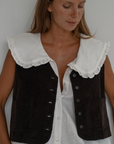 ANOUK - CHOCOLATE Corduroy Vest