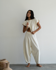 NORA- Cream Knit Vest