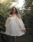 OPAL - BUTTERMILK Smock Dress