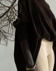 NIAMH - CHOCOLATE Oversized Knit Sweater