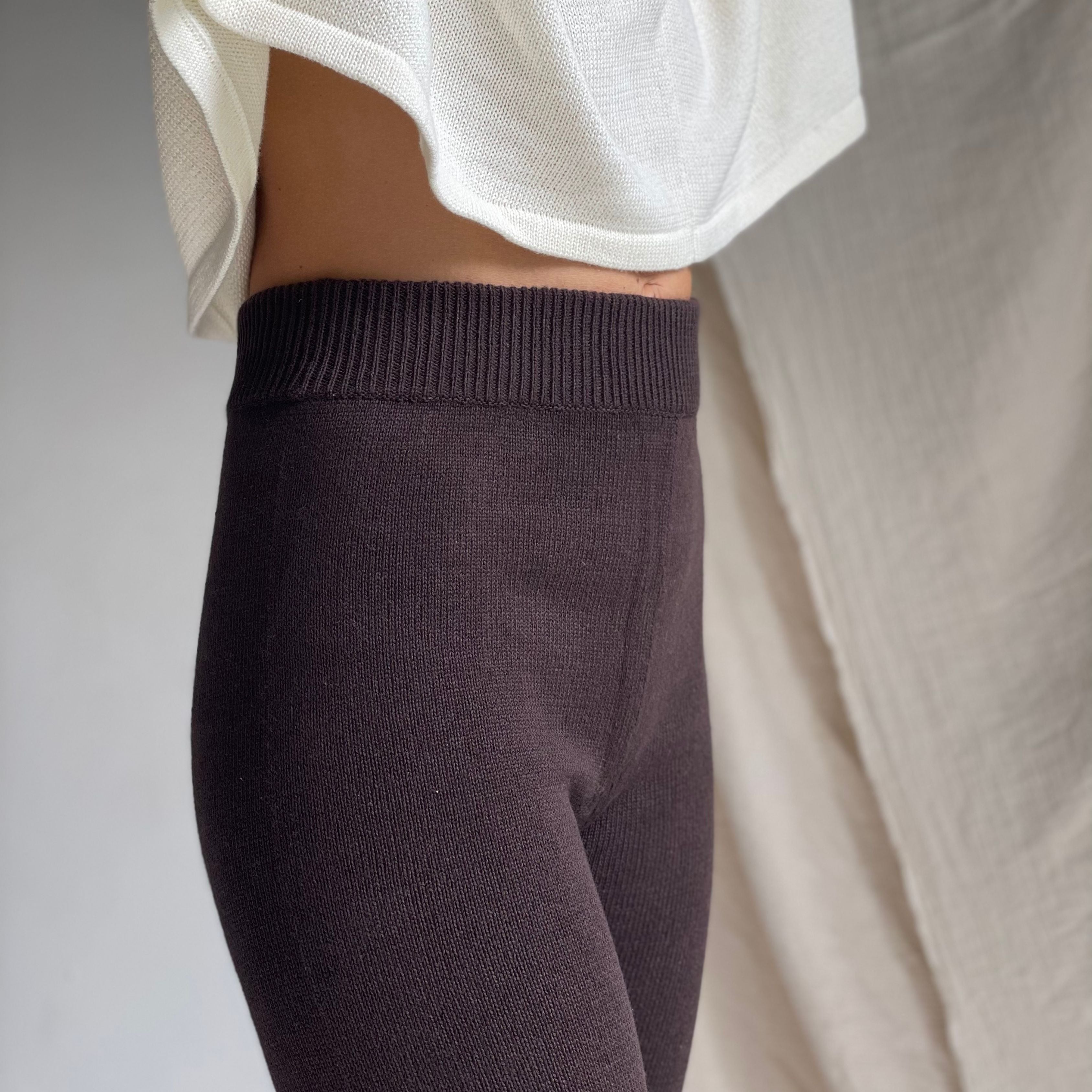 EAMON - CHOCOLATE Knit Pant