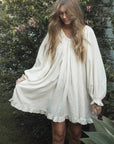 OPAL - BUTTERMILK Smock Dress