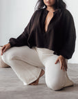 EMMETT - CREAM Knit Flairs