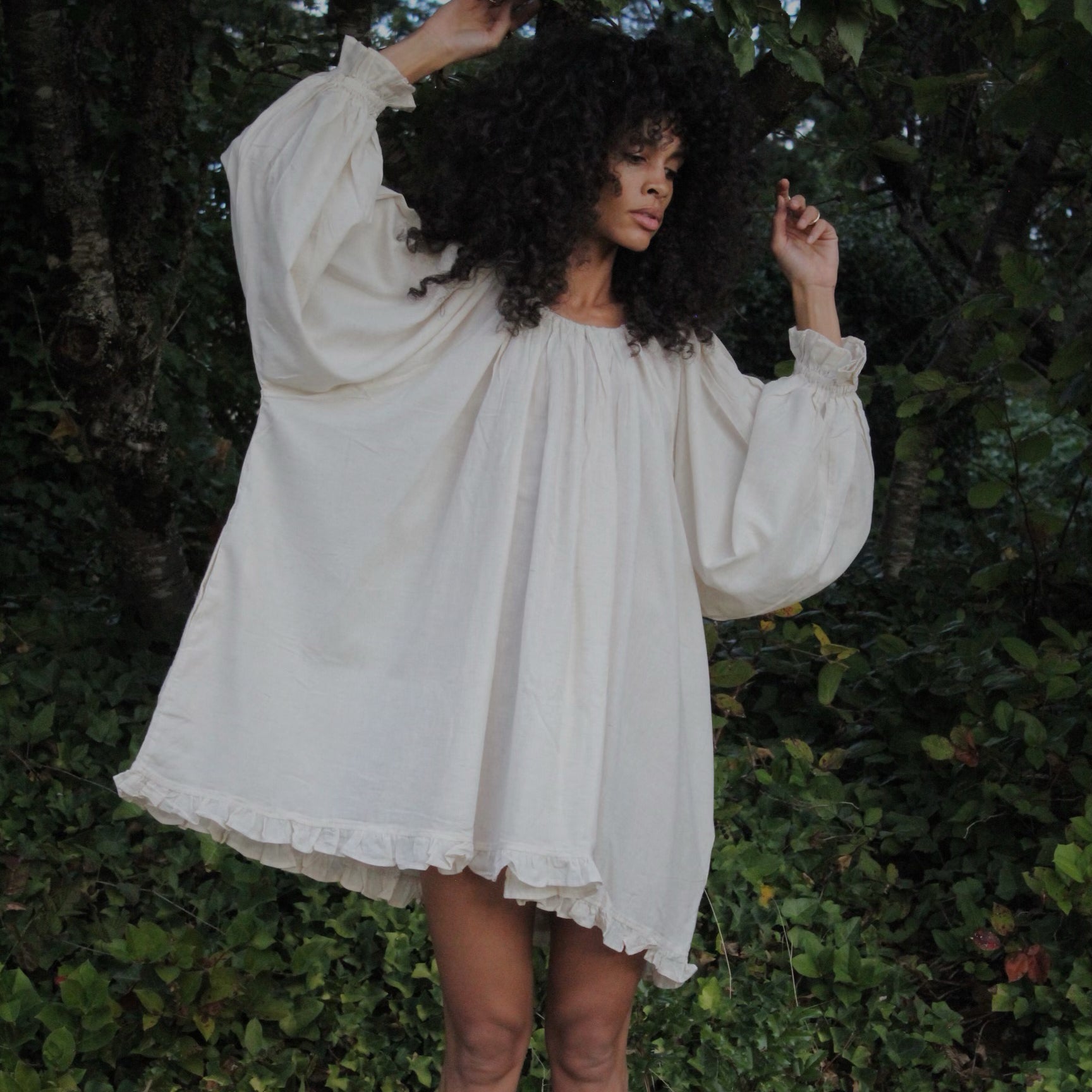 OPAL - BUTTERMILK Smock Dress