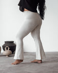 EMMETT - CREAM Knit Flairs