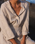YANG - NATURAL Linen Jumpsuit