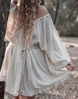 OPAL - BUTTERMILK Smock Dress