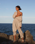 YANG - NATURAL Linen Jumpsuit