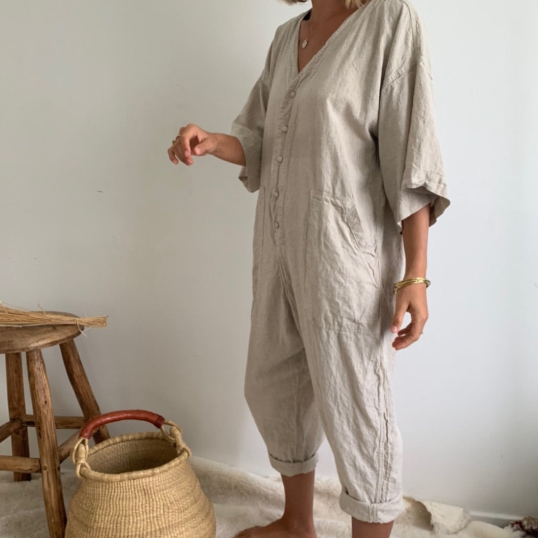 OMAH - Linen Jumpsuit